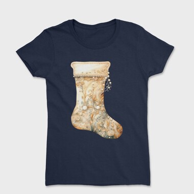 Christmas Stocking Ornament, Tricou Femei