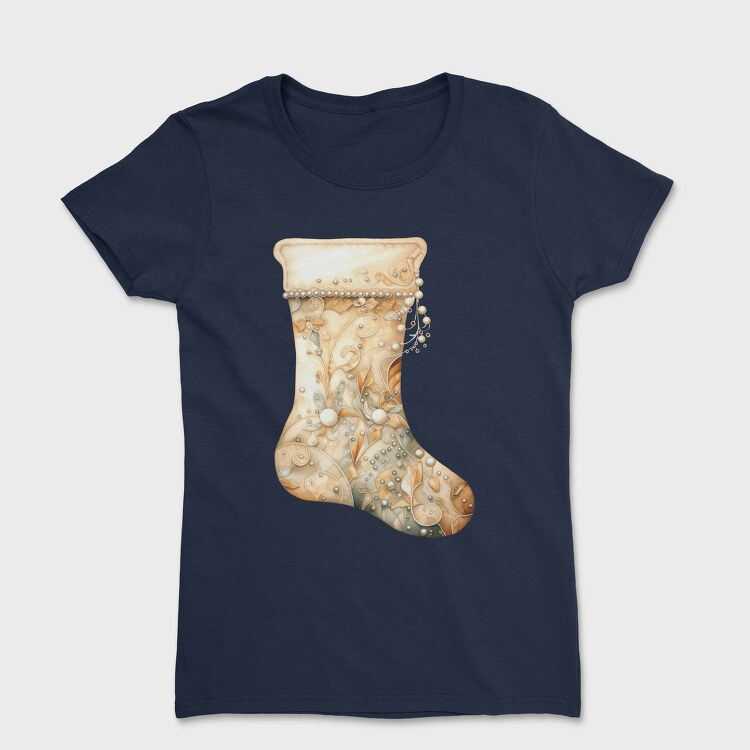 Christmas Stocking Ornament, Tricou Femei