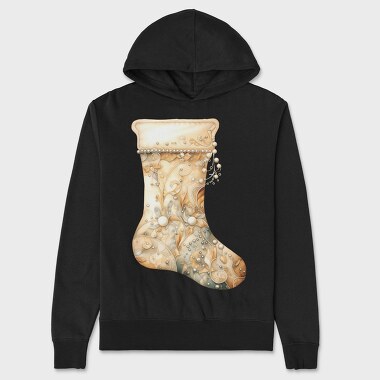 Christmas Stocking Ornament, Hanorac Oversize Barbati (Unisex)
