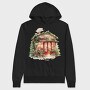 Christmas Storefront, Hanorac Oversize Barbati (Unisex)