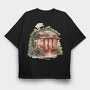 Christmas Storefront, Tricou Oversize Barbati (Unisex)