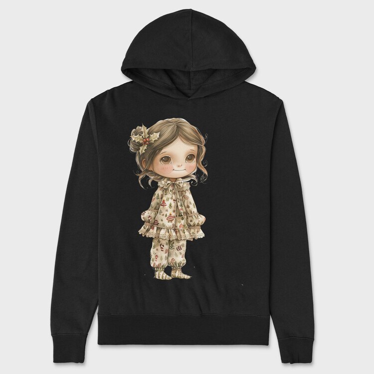 Christmas Tale Pink, Hanorac Oversize Barbati (Unisex)
