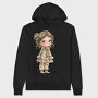 Christmas Tale Pink, Hanorac Oversize Barbati (Unisex)