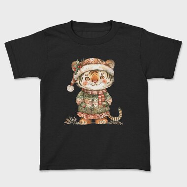 Christmas Tiger Hat, Tricou Copii