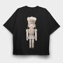 Christmas Toy Soldier, Tricou Oversize Barbati (Unisex)