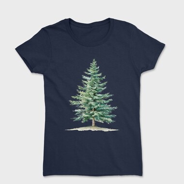 Christmas Tree Art, Tricou Femei