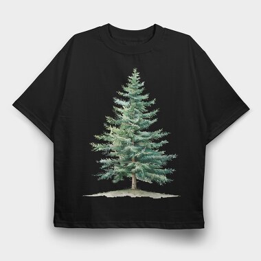 Christmas Tree Art, Tricou Oversize Barbati (Unisex)