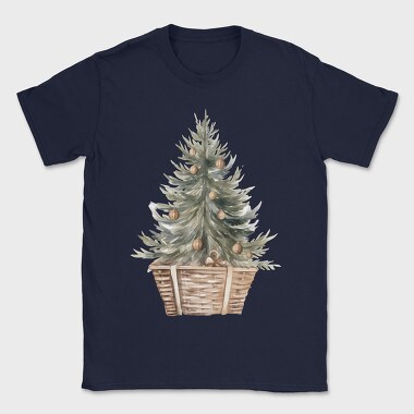 Christmas Tree Basket, Tricou Barbati (Unisex)