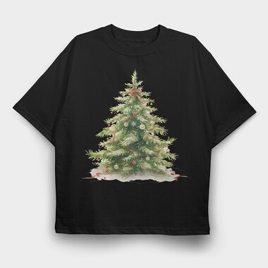 Christmas Tree Decor, Tricou Oversize Barbati (Unisex)