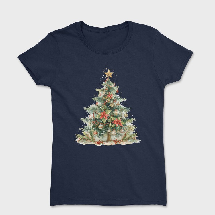 Christmas Tree Decoration, Tricou Femei