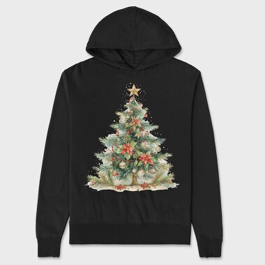 Christmas Tree Decoration, Hanorac Oversize Barbati (Unisex)