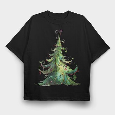 Christmas Tree Decorations, Tricou Oversize Barbati (Unisex)