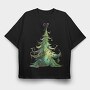 Christmas Tree Decorations, Tricou Oversize Barbati (Unisex)