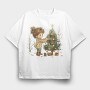 Christmas Tree Dreamer, Tricou Oversize Barbati (Unisex)