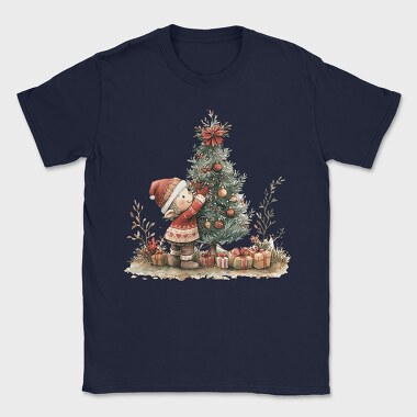 Christmas Tree Gnome, Tricou Barbati (Unisex)