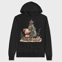 Christmas Tree Gnome, Hanorac Oversize Barbati (Unisex)