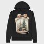 Christmas Tree In Jar, Hanorac Oversize Barbati (Unisex)