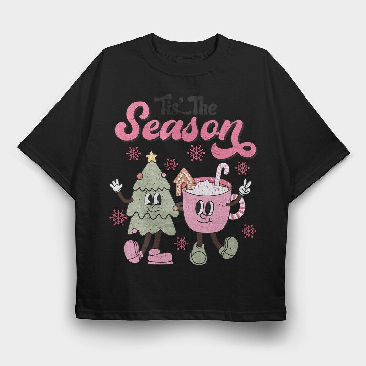 Christmas Tree Mug, Tricou Oversize Barbati (Unisex)