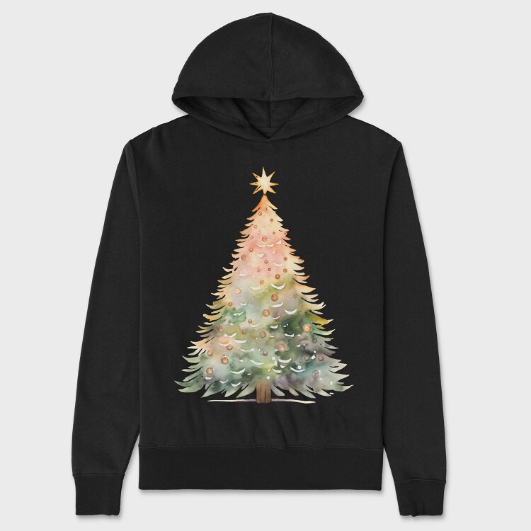 Christmas Tree Ornament, Hanorac Oversize Barbati (Unisex)