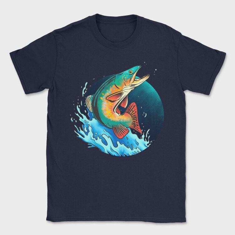 Trout Fish, Tricou Barbati (Unisex)