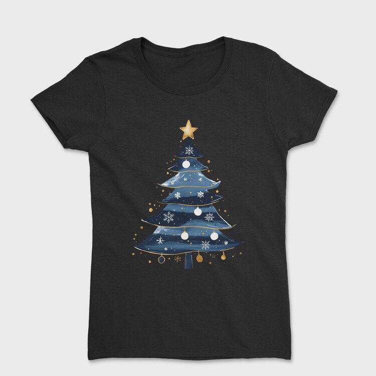 Christmas Tree Serenity, Tricou Femei