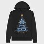 Christmas Tree Serenity, Hanorac Oversize Barbati (Unisex)