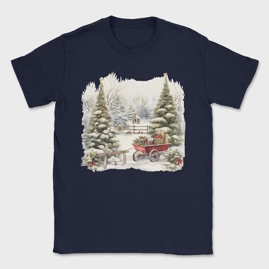 Christmas Tree Sleigh, Tricou Barbati (Unisex)