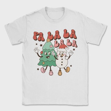 Christmas Tree Snowman Fa La La, Tricou Barbati (Unisex)