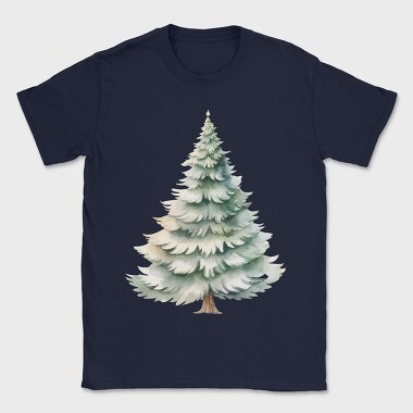 Christmas Tree Snowy, Tricou Barbati (Unisex)