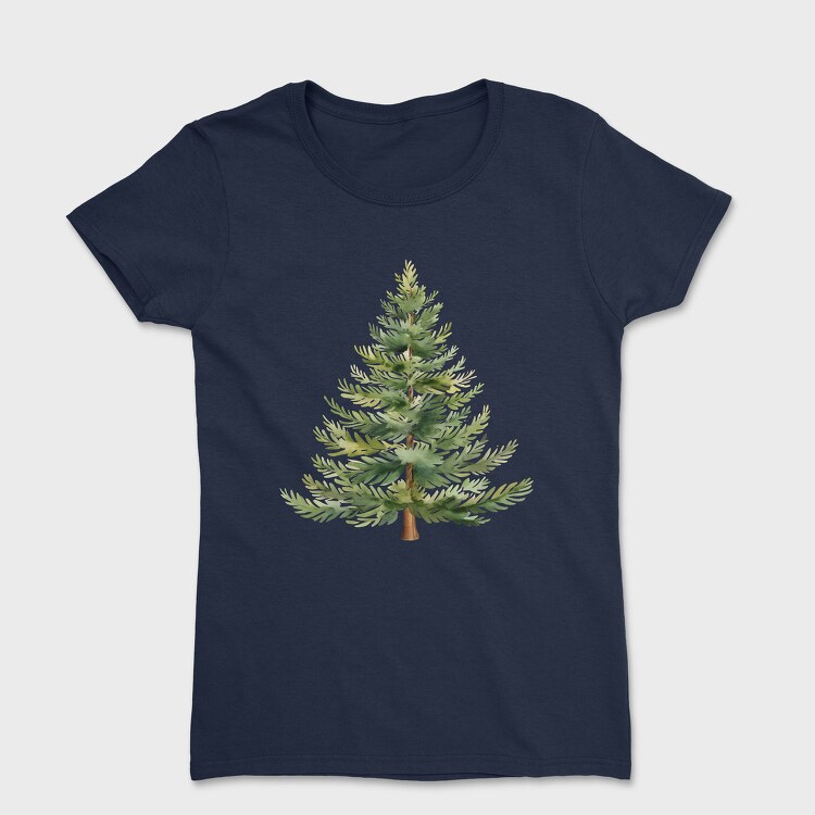 Christmas Tree Woodland, Tricou Femei
