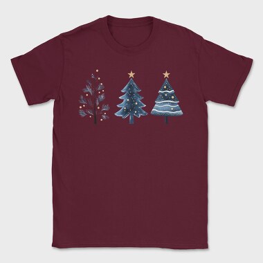 Christmas Trees 13, Tricou Barbati (Unisex)