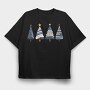 Christmas Trees Serenity, Tricou Oversize Barbati (Unisex)
