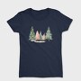 Christmas Trees Snowy, Tricou Femei