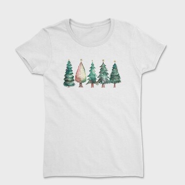 Christmas Trees Sublimation, Tricou Femei