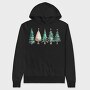 Christmas Trees Sublimation, Hanorac Oversize Barbati (Unisex)