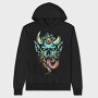 Demon Grin, Hanorac Oversize Barbati (Unisex)