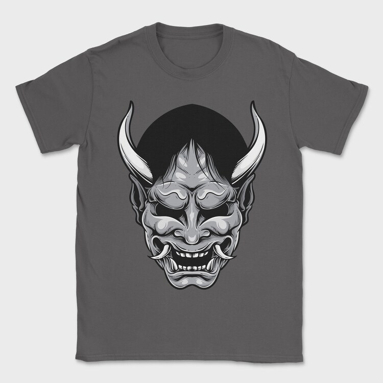 Demon Horns Grin, Tricou Barbati (Unisex)