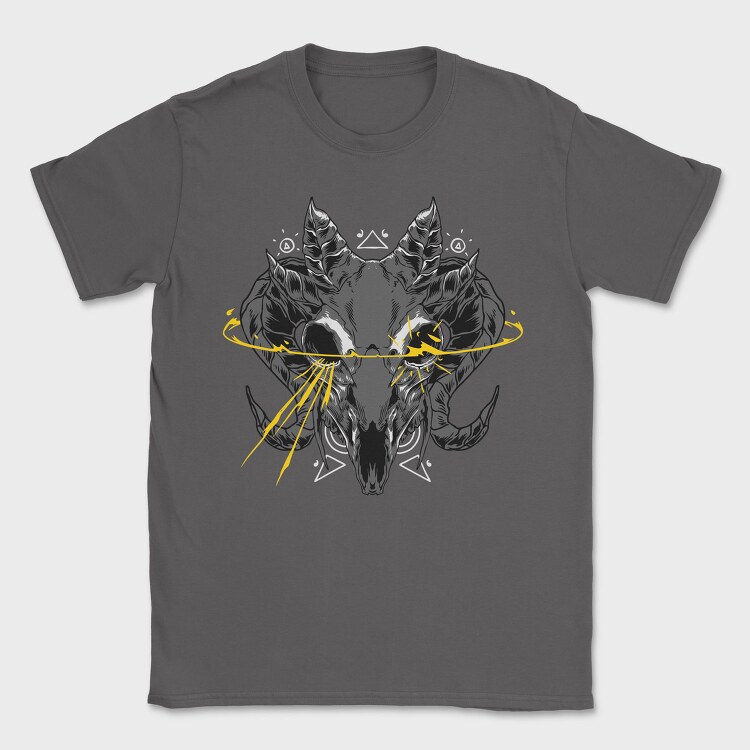 Demon Skull Glow, Tricou Barbati (Unisex)