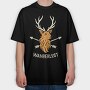 Deer Arrow Adventure, Tricou Oversize Barbati (Unisex)