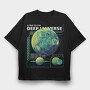 Trip to the Deep Universe, Tricou Oversize Barbati (Unisex)