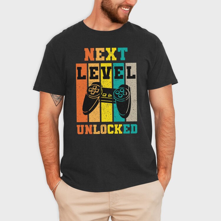 Next Level Unlocked, Tricou Barbati (Unisex)