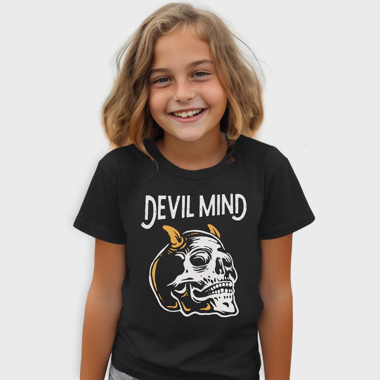 Devil Mind Cat, Tricou Copii