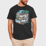 Shark Surf Chill, Tricou Barbati (Unisex)