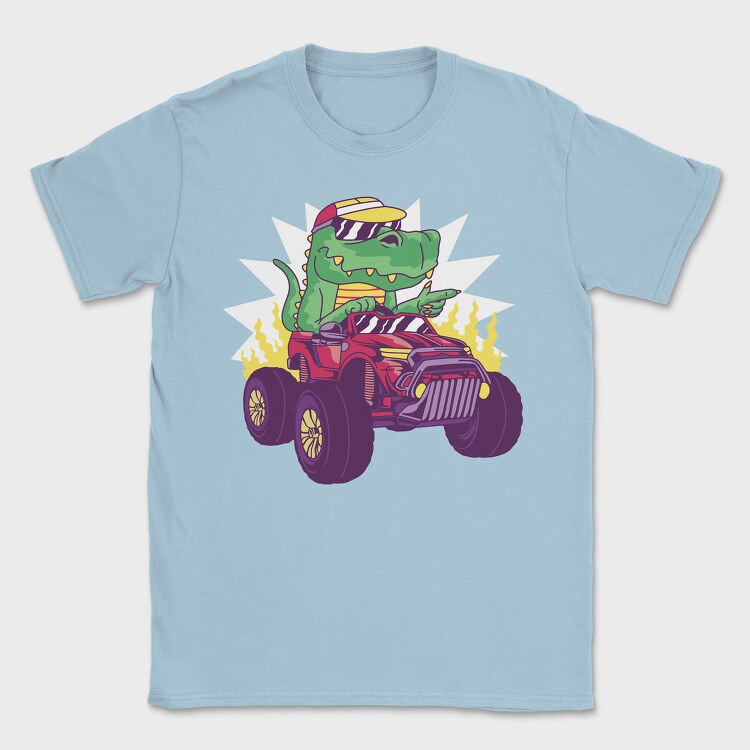 Trex Monster Truck, Tricou Barbati (Unisex)