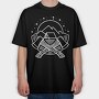 Solar Eclipse, Tricou Oversize Barbati (Unisex)