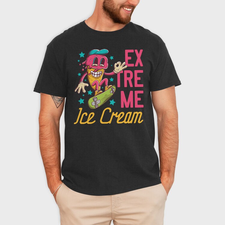 Ice Cream Skate Ok, Tricou Barbati (Unisex)
