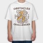 Tiger Smoke Challenges, Tricou Oversize Barbati (Unisex)