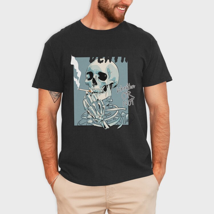 Till Death Smoke, Tricou Barbati (Unisex)