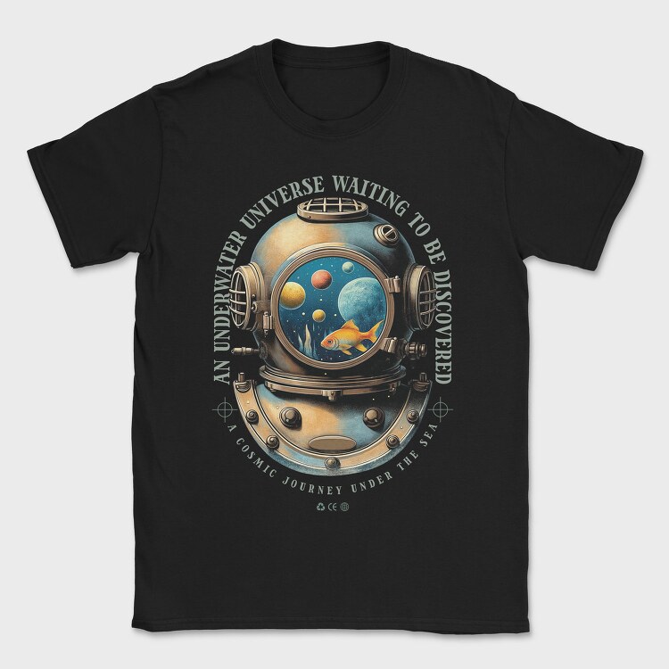 Trend Underwater Universe, Tricou Barbati (Unisex)