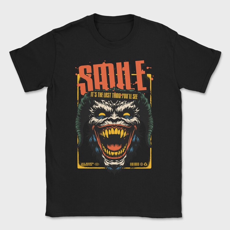 Trend Monster Face, Tricou Barbati (Unisex)